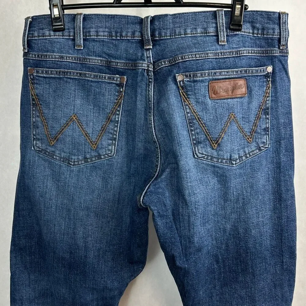 Wrangler Retro Slim Boot Cut Denim Jeans Size 36x30